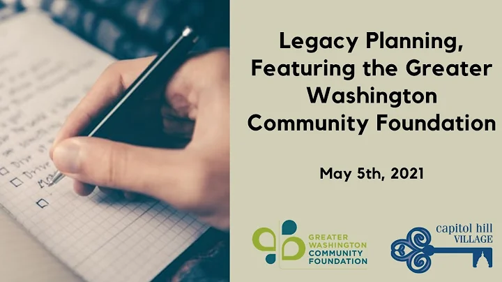 Legacy Planning, May 5th, 2021
