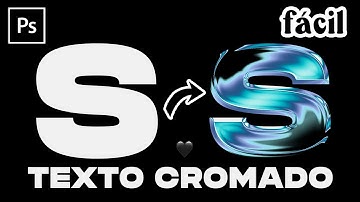 ✌🏼 Cómo hacer efecto de TEXTO CROMADO en Photoshop : Tutorial paso a paso