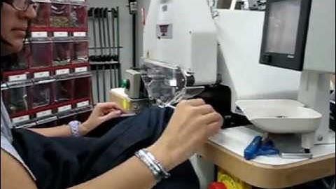 AMF Reece Electronic Button Sewing and Wrapping Machine EBS Mark II with handstitching effect