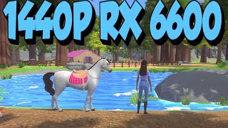 BARBIE HORSE TRAILS / RYZEN 5 5600GT / RX 6600 / TEST 1440P HIGH #barbie #aventura screenshot 5