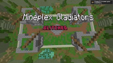 Awesome glitch in mineplex gladiators (glitch out of the map!!)
