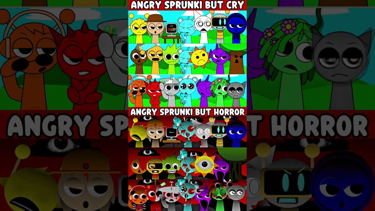 Omg Why Spunki Angry Vs Bad Horror Sprunki Mix Version