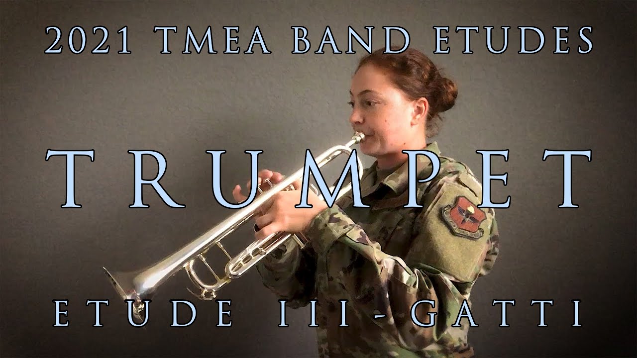 20202021 TMEA AllState Etudes Trumpet Etude III Gatti YouTube