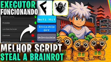 💸Roube um Brainrot Script *SEM KEY* - Anti Hit, Auto Buy, Instant Steal Brainrot Spawner! ☠️👾