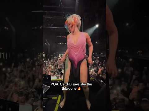 CARDI B SAYS SHE THE THICK ONE 🔥🔥🔥 #cardib #42dugg #thickone