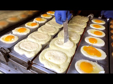 "50개씩 사가는 사람도 있지!" 30년동안 천원짜리 계란빵만 구우신 할아버지┃$0.9 Original egg bread, Korean street food