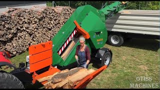 10 Perfect Homemade Log Splitter Wood Processing, Dangerous Fast Firewood Cutting Chainsaw Machine