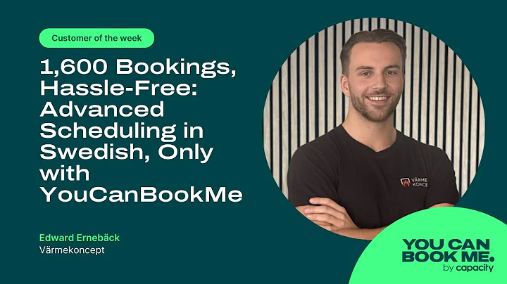 1,600 Bookings, Hassle-Free: Advanced Scheduling in Swedish, Only with YouCanBookMe