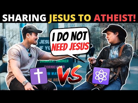 EXPLAINING JESUS TO AN ATHEIST! (He Needed This Badly...)