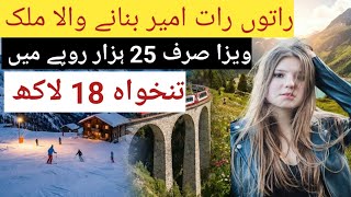 Europe Work Permit Visa | High Salary Country In Europe | Easy Visa Country For Pakistan |