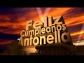 feliz cumpleaños Antonella