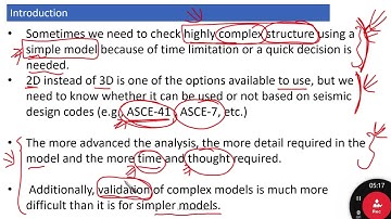 1. ASCE 41- Two dimensional mathematical modeling- part 1- conditions