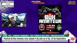 Sergio Cordoba - Organizacion Festival de Box Amateur sabado 4 de julio en el Sp. 24 de Septiembre
