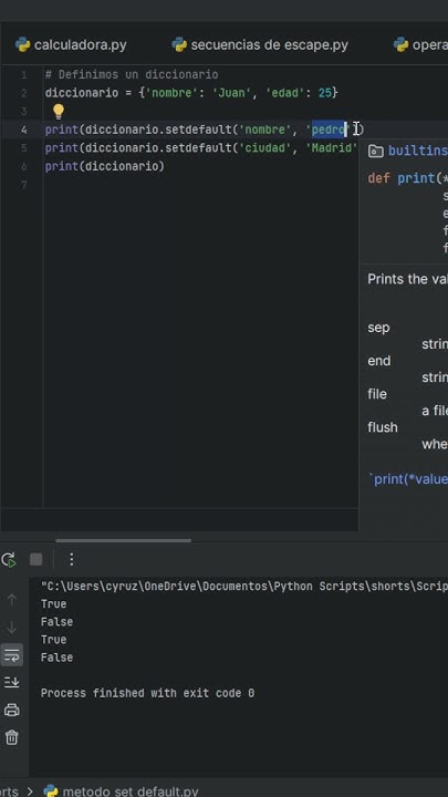 Domina Python: Aprende el Método setdefault para Manejo Eficaz de ...