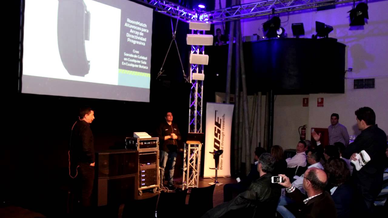 Presentación altavoces BOSE RoomMatch Utility