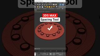 ✅ Spacing Tool in 3ds Max 📏 | Even Object Placement | Quick Modeling Tip