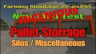 FS22    Pallet Storrage  New Mod for May 24