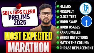 🟢 IBPS Clerk & SBI Clerk Pre 2026 English Marathon | Complete English One Shot Class | Varun Chitra screenshot 4