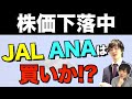 【検証】株価下落中のJALとANAは買いなのか?徹底分析した!