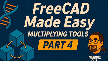 FreeCAD Made Easy – Part 4: Multiply Features with Clone, Mirror, Polar & Linear Tools