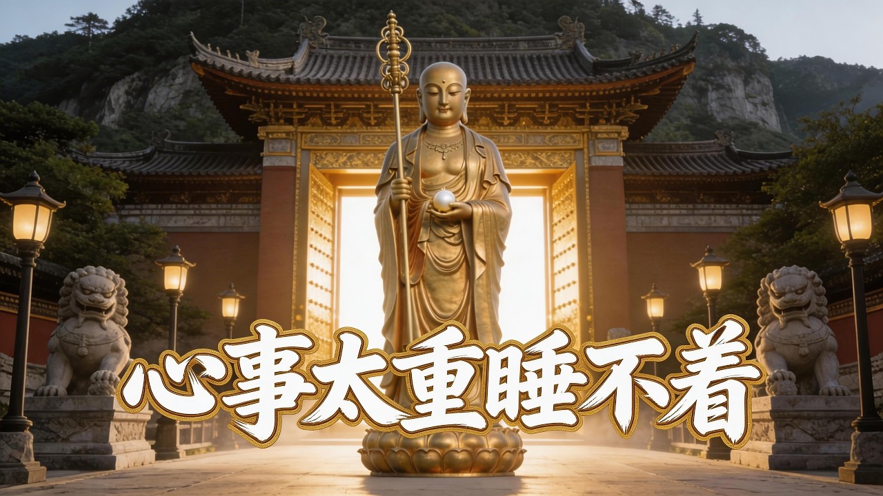 地藏承心梵音 2小时｜心事太重的夜晚｜愿你慢慢放下、安稳入睡