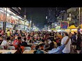 Walking tour in Kuala Lumpur, Malaysia-Alor Street by DJI Osmo Pocket マレーシア, 屋台
