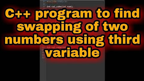 C++ program to find swapping of two numbers using third variable || #shorts #code #coding #coder