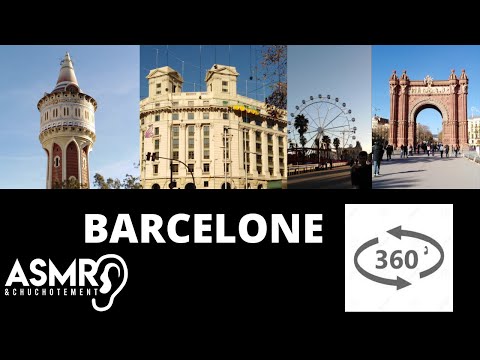 ASMR   Balade à Barcelone 360 °