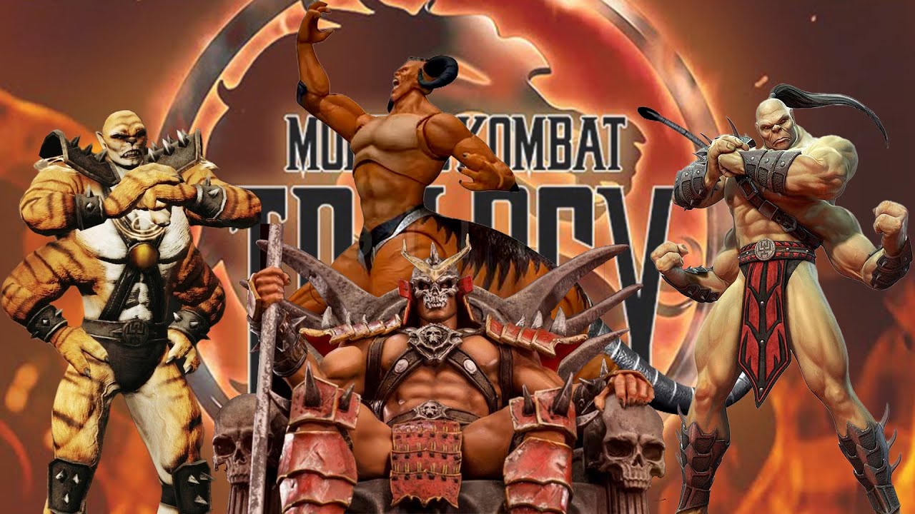 Mortal Kombat Trilogy MKT  Shao Kahn - Motaro - Kintaro - Goro Special Moves