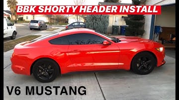 BBK SHORTY HEADER INSTALL ON 2016 V6 MUSTANG