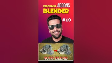 Auto blend blender addon. #blenderaddons #blender3d #blendertutorial #vfxshorts