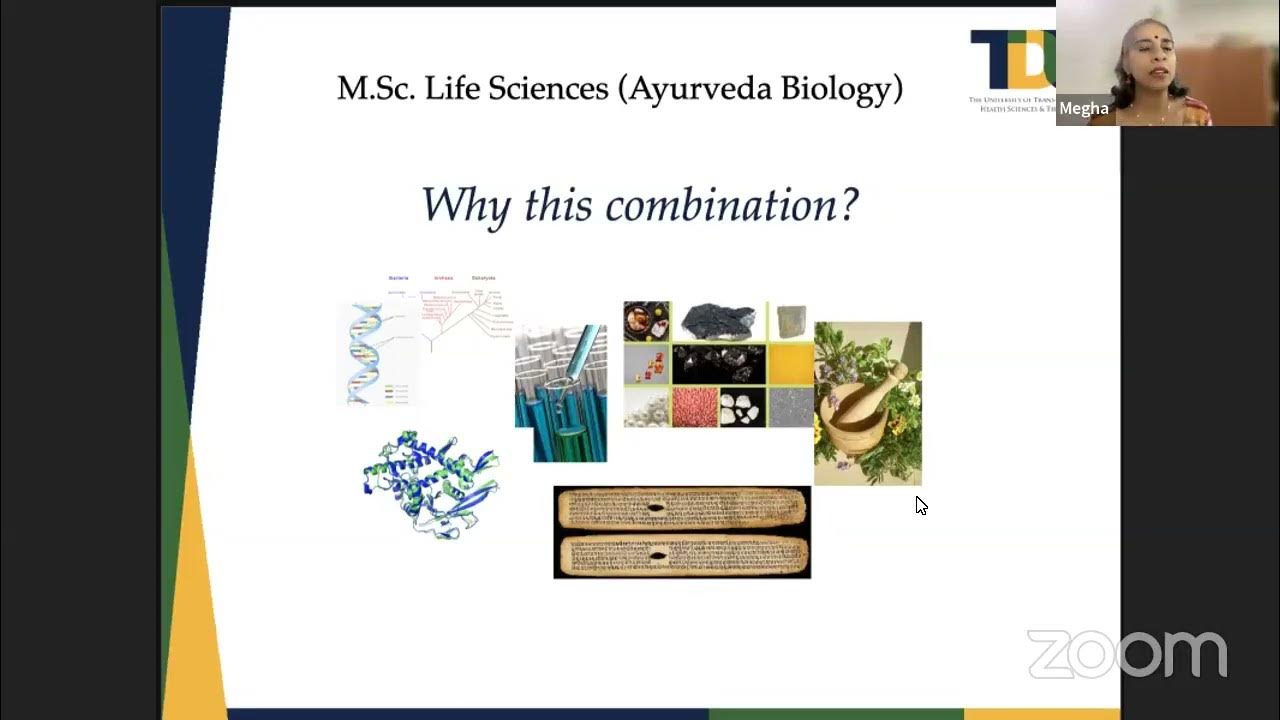 MSc Life Sciences (Ayurveda Biology) Info inar 28th Jun 2022 YouTube