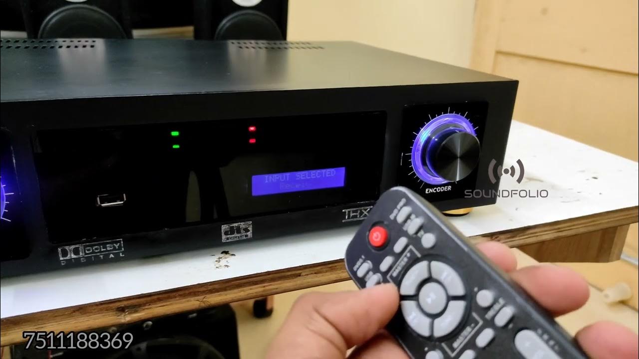 5.1 home theatre amplifier with hdmi ARC. SOUNDFOLIO YouTube