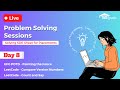 Day 8 | Live Problem Solving Sessions | Solving SDE Sheets for placements | W3grads