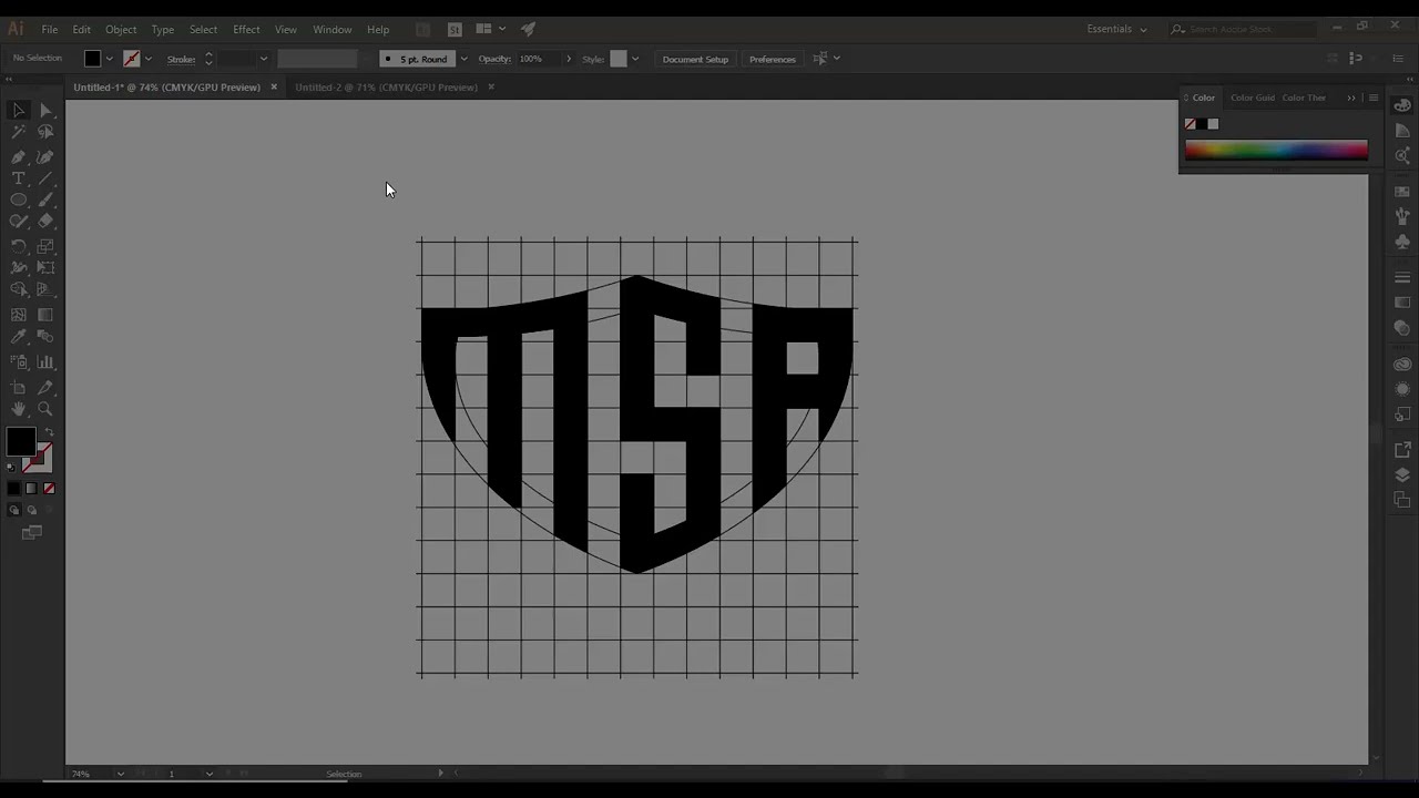 How To Design Monogram Logo Design In Illustrator Make Text Logo how-to-design-monogram-logo-design-in-illustrator-make-text-logo