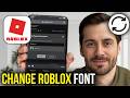 How To Change Your Font In Roblox Mobile
