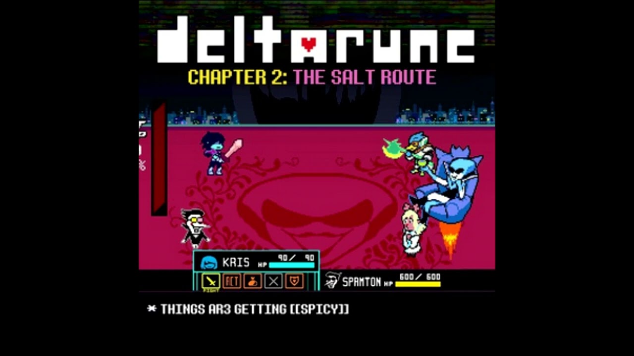 Deltarune Salt Route - Fight Back