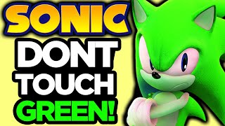 EVERY SONIC GAME Don't Touch the Color Green Challenge! screenshot 5