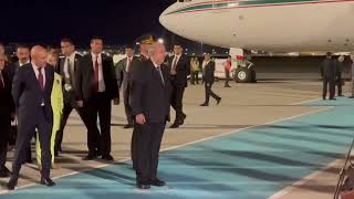 شاهدوا لحظة وصول رئيس الجمهورية عبد المجيد تبون إلى تركيا في زيارة عمل تدوم يومين.