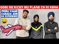 RICKY A GEYA CANADA 🇨🇦 RICKY FIRST TIME ON A PLANE✈ PUNJABI VLOGGER