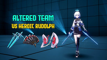Altered Team (Lin - Fiona - Fenrir) Solo vs Heroic Rudolph [Tower of Fantasy 幻塔]