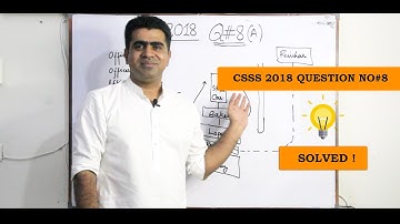 Solved css-2018 General Ability Question#8 Complete By Sir Shah Murad
