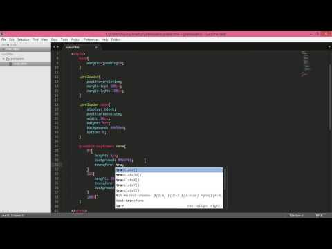 css3   animated audio wave preloader