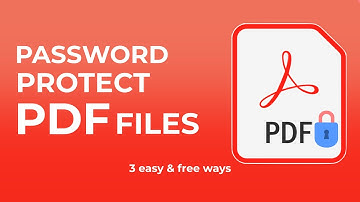 How To Password Protect PDF Files | Encrypt PDF Files With Password