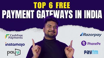 Top 6 Free Payment Gateways for Website in India (2025) | ₹0 Setup & No AMC