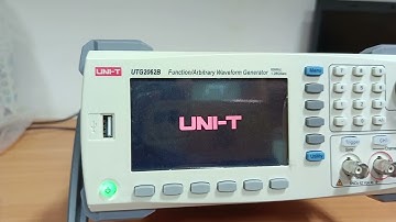 Function/arbitrary waveform generator UTG2062B language settings