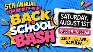 School supply lists got you sweating? Check out this weekend's Back to School Bash!