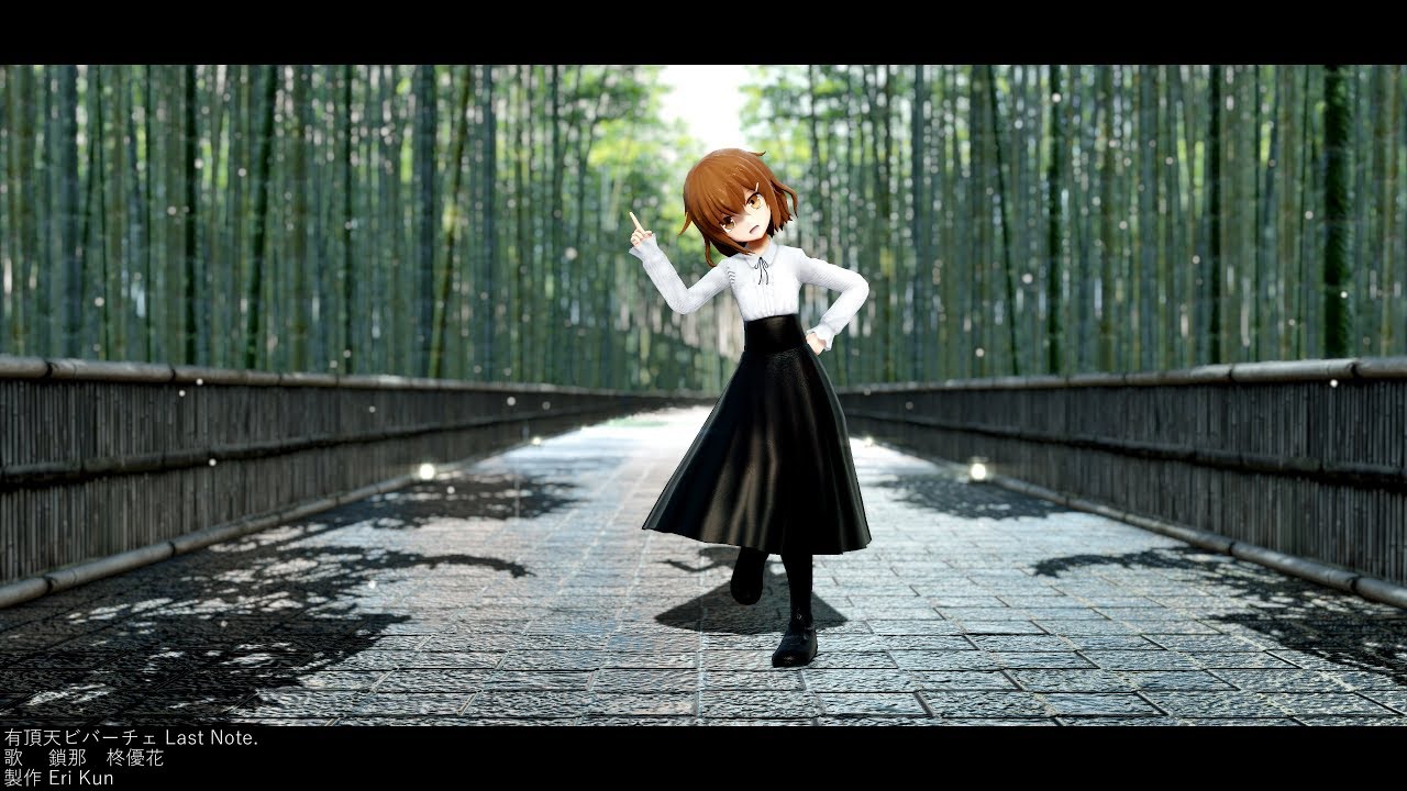 【艦これMMD】雷　有頂天ビバーチェ踊ってみた【固定カメラ】4K