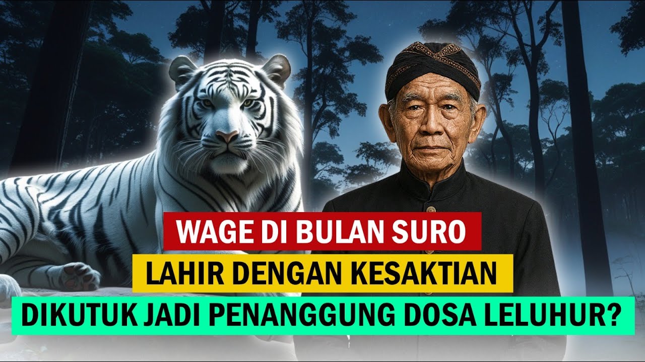 WAGE DI BULAN SURO, LAHIR DENGAN KESAKTIAN, DIKUTUK JADI PENANGGUNG DOSA LELUHUR? | SEPUTAR WETON