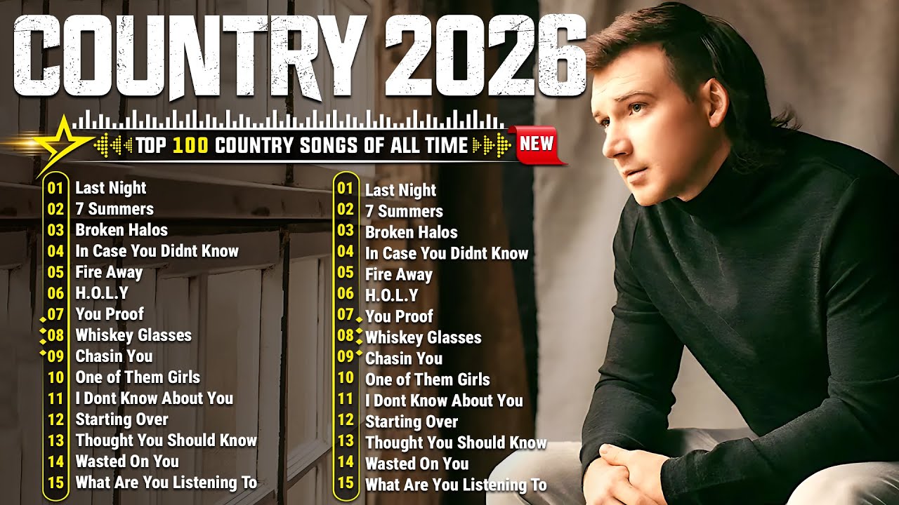 New Country Songs 2026 - Morgan Wallen, Luke Combs, Chris Stapleton, Jason Aldean, Luke Bryan